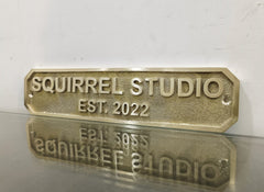 Custom Engraved Brass Plaques | Durable & Polished