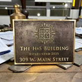 Architectural Brass Plaques for Buildings and Homes
