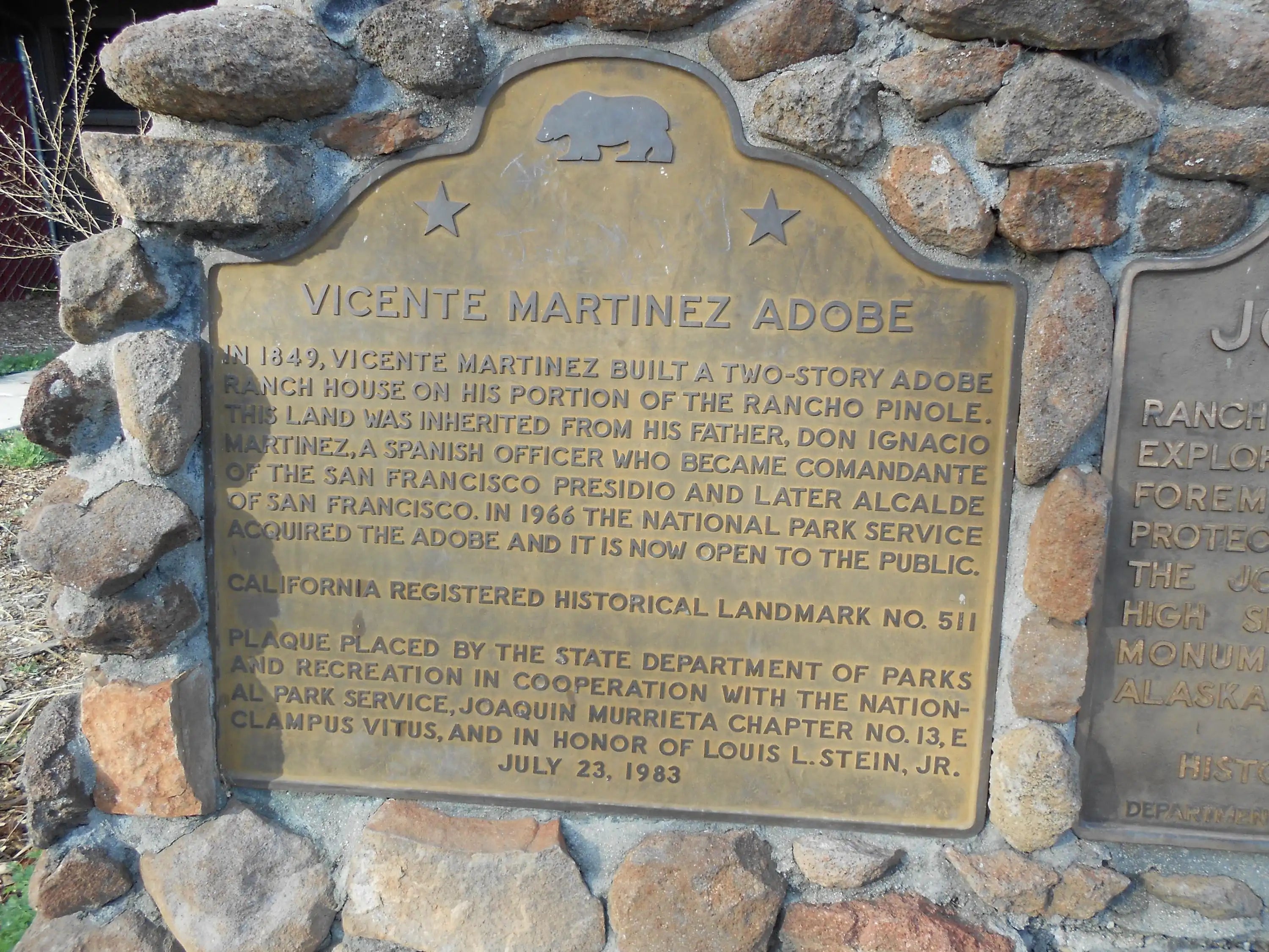 Cast bronze commemorative sign plaques - California historical landmarks plates - Personalized historical markers - Garden memorial stones