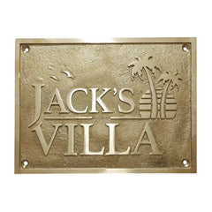 Personalized Name Plates - Custom Bronze & Brass Signs