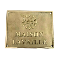 Custom Brass Plaques – Cast Brass Name Plates