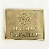 Custom Brass Plaques – Cast Brass Name Plates