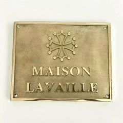 Custom Brass Plaques – Cast Brass Name Plates