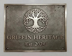 Bronze Address Signs - Custom Bronze Plaques