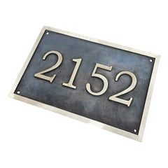 Bronze Address Plaque | Custom Cast Bronze Sign