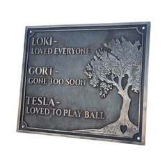 Bronze Memorial Plaques