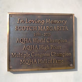 Outdoor Bronze Memorial Plaques – Personalized Memorial Signs