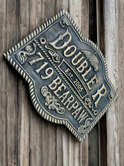 Unique Door sign - Custom bronze plaques
