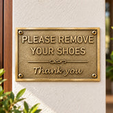 Brass Door Plaques - Enhance Your Entryway
