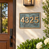 Bronze Address Plaque | Custom Cast Bronze Sign