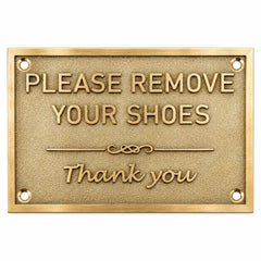 Brass Door Plaques - Enhance Your Entryway