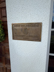 Architectural Brass Plaques for Buildings and Homes