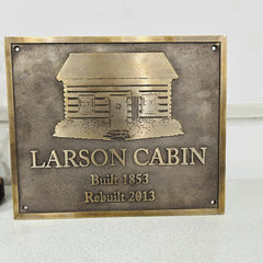 Architectural Brass Plaques for Buildings and Homes