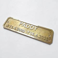 Custom Brass Name Plates – Personalized Brass Door Sign