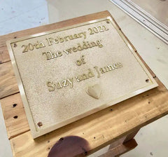 Custom Brass Plaques – Personalized Engraved Signs