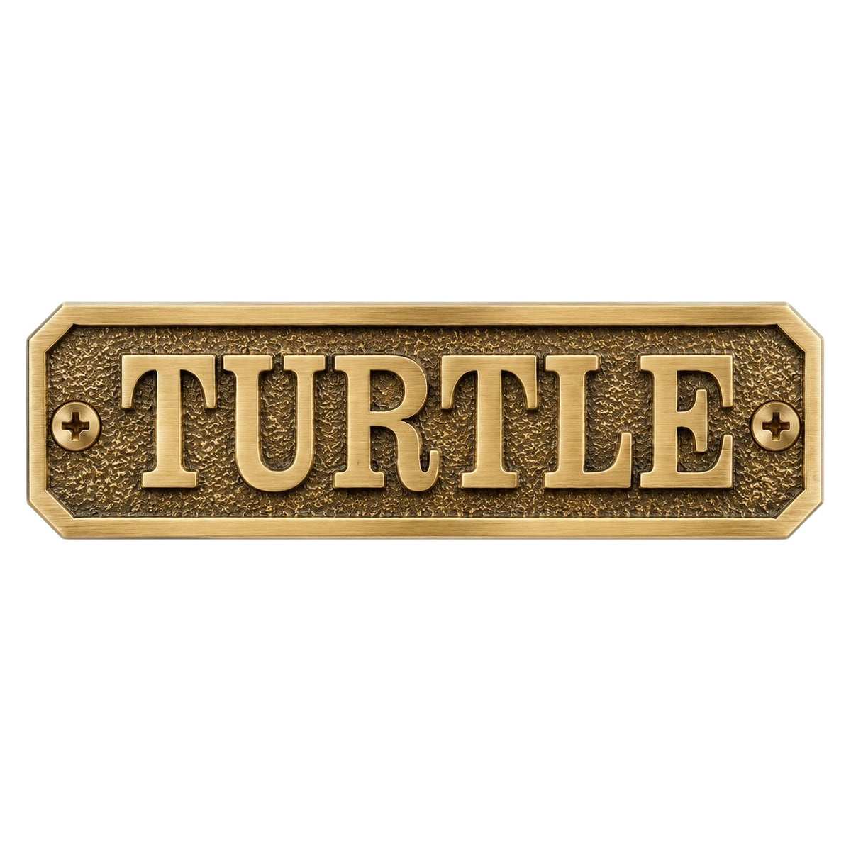 Brass Plaques - Brass Door Sign with Custom Text , Name Plates, Vintage Brass Sign