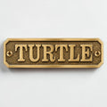 Brass Plaques - Brass Door Sign with Custom Text , Name Plates, Vintage Brass Sign