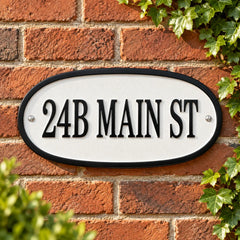 Personalized Address Sign – Custom Cast Bronze House Number Plaque