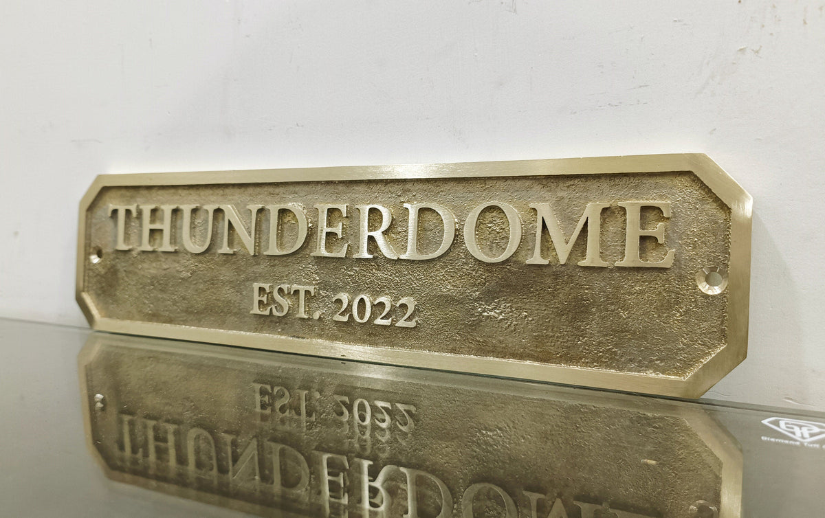 Custom Engraved Brass Plaques | Durable & Polished