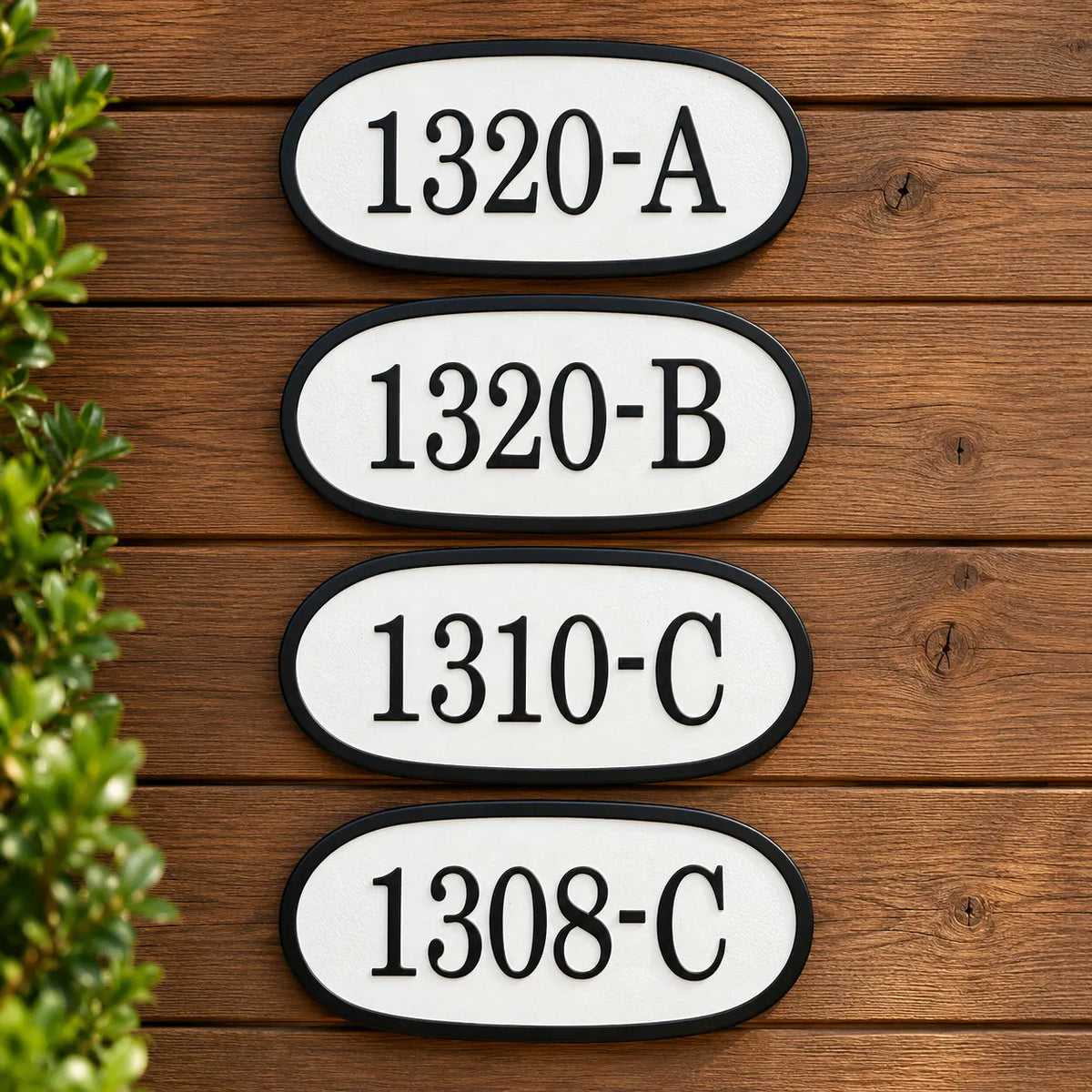 Personalized Address Sign – Custom Cast Bronze House Number Plaque