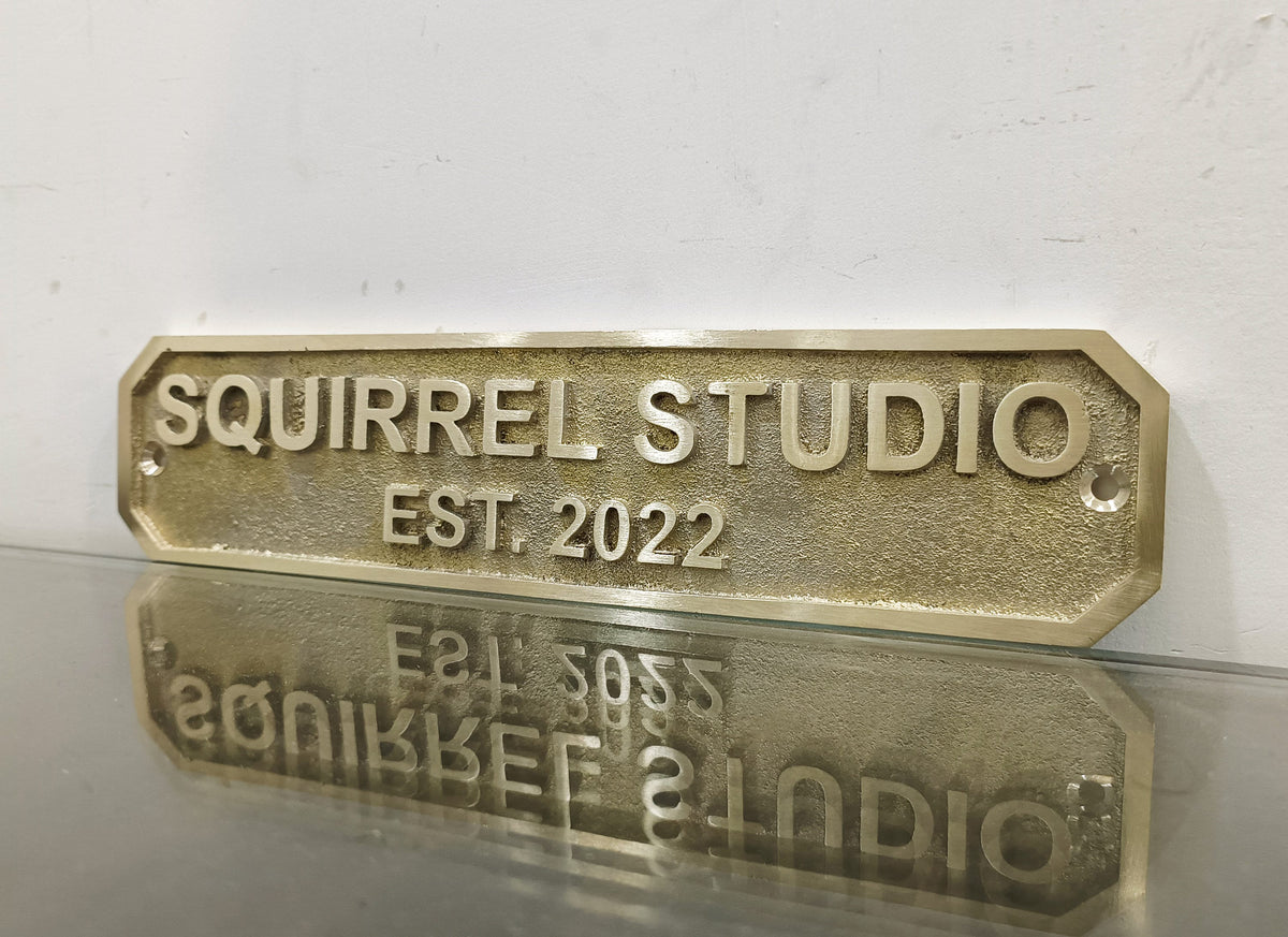 Custom Engraved Brass Plaques | Durable & Polished