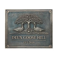 Personalized Bronze Address Plaques 3D Design in Oil-rubbed Bronze Finish