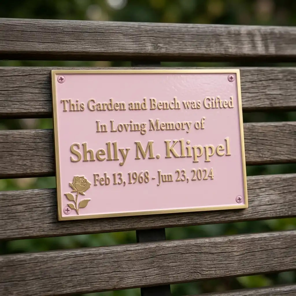 Custom Color Cast Bronze & Brass Plaques – Personalized Metal Signs