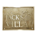 Personalized Name Plates - Custom Bronze & Brass Signs