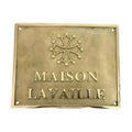 Custom Brass Plaques – Cast Brass Name Plates