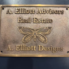 Bronze Address Signs - Custom Bronze Plaques