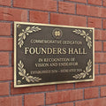 Bronze commemorative plaque