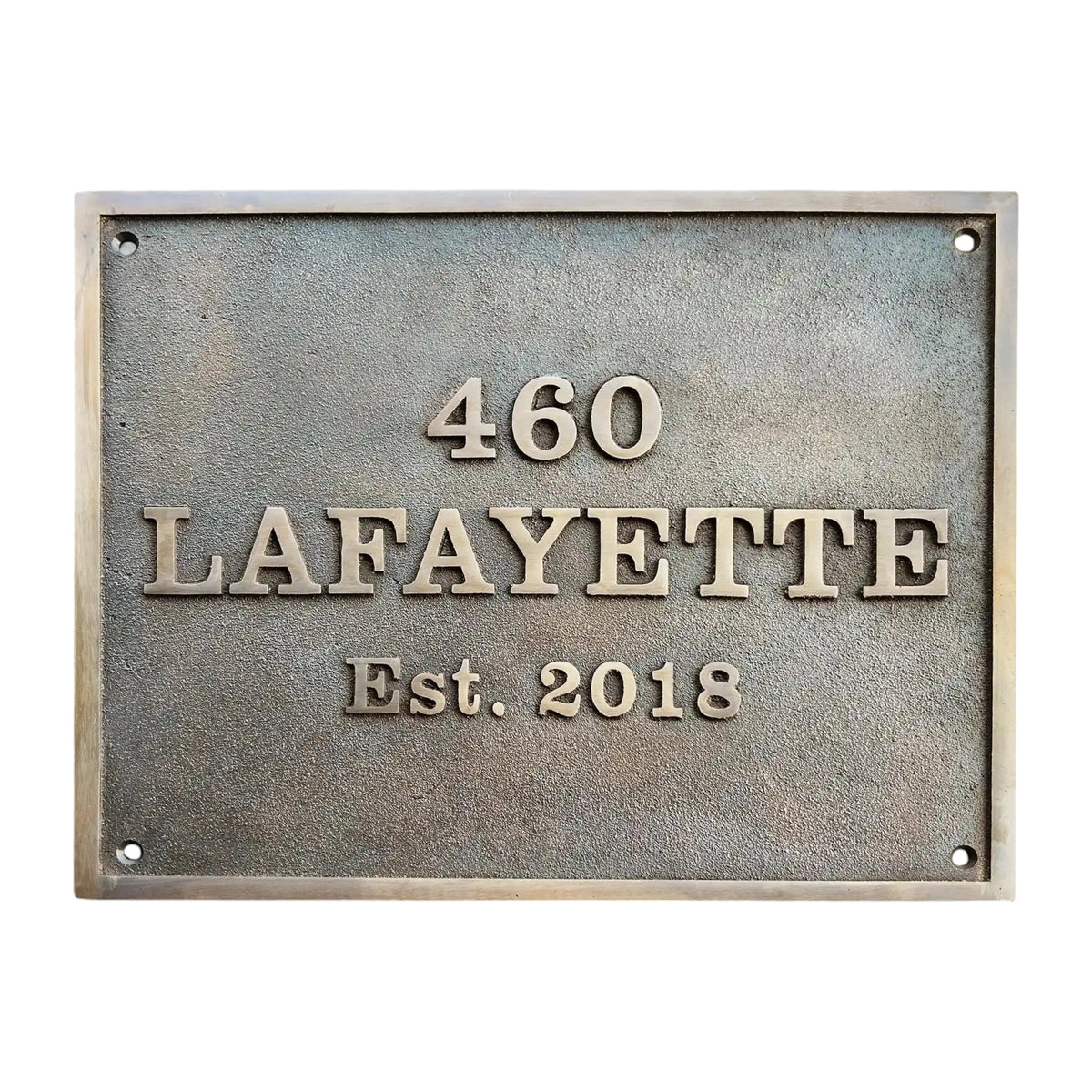 Custom Bronze Address Plaques – House & Business Signs