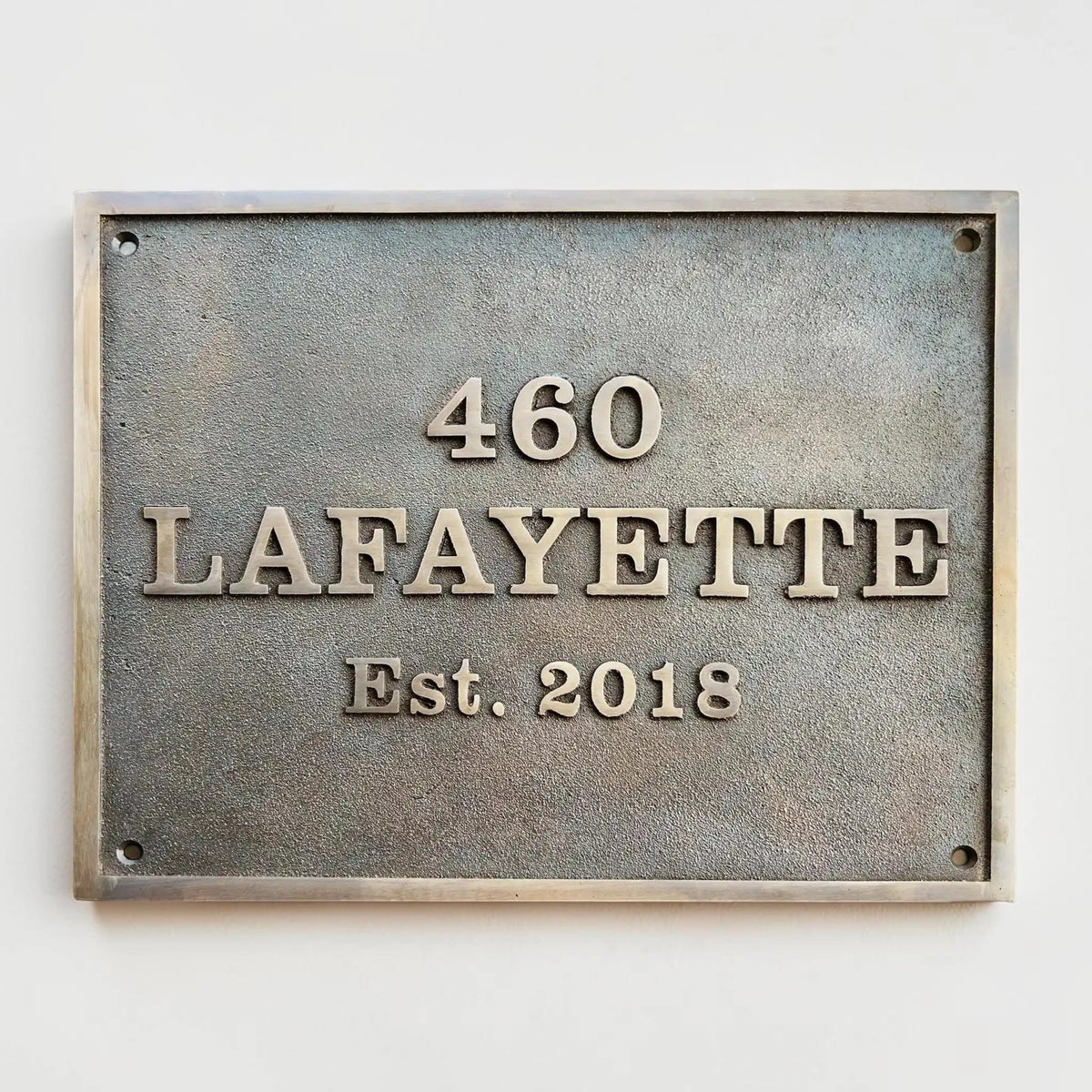 Custom Bronze Address Plaques – House & Business Signs