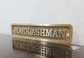 Cast brass custom nautical signs