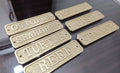 Brass Door Sign with Custom Text , Name Plates, Vintage Brass Sign