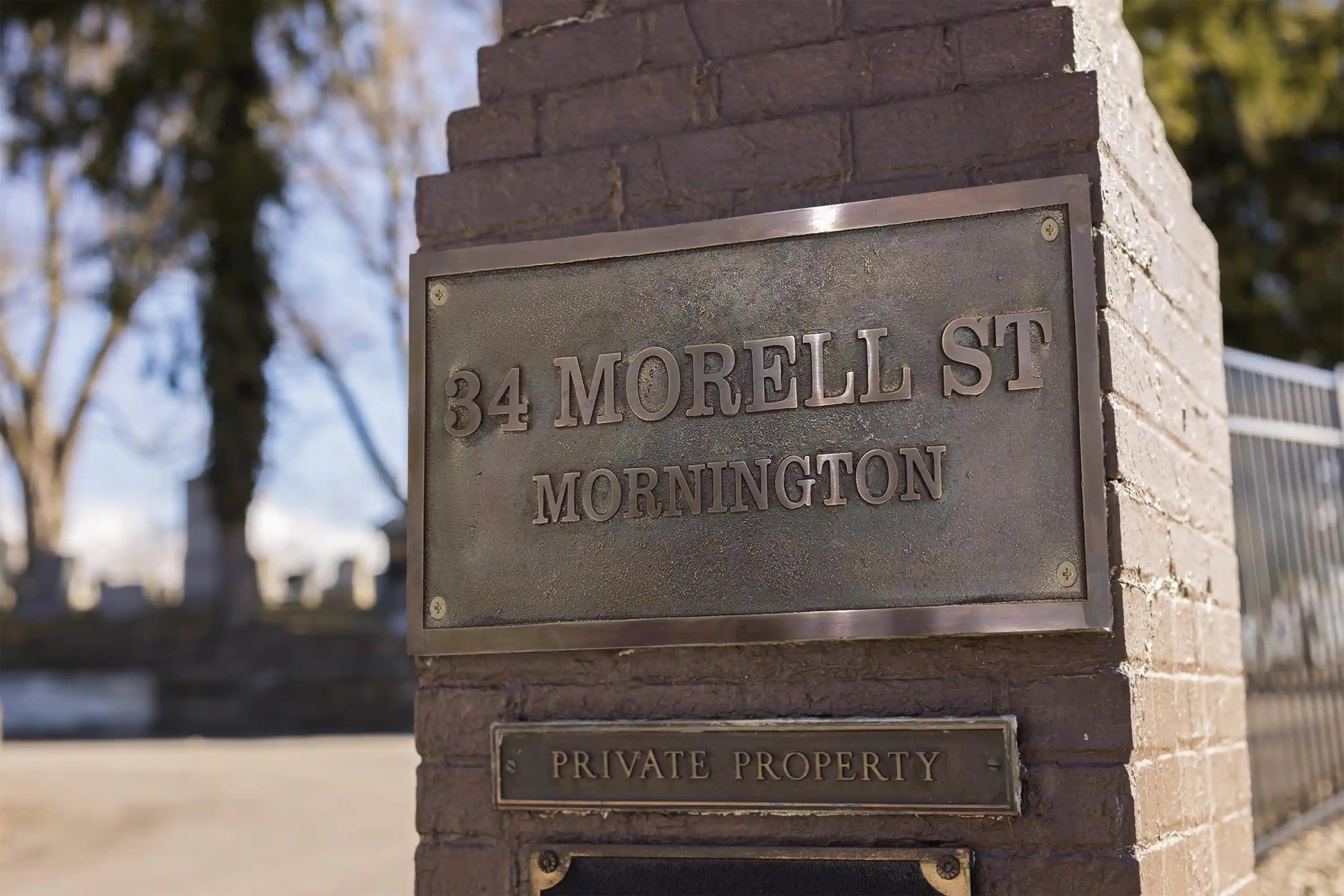 Custom Home Address Plaques  Bronze