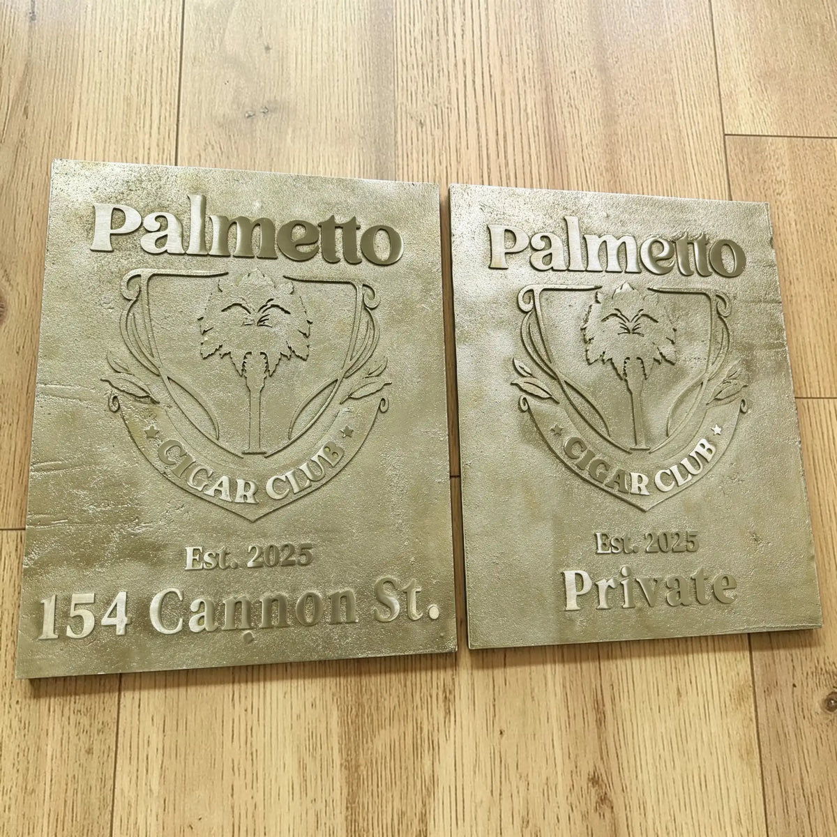 Handcrafted Personalized Brass Plaques - Artisanal Quality