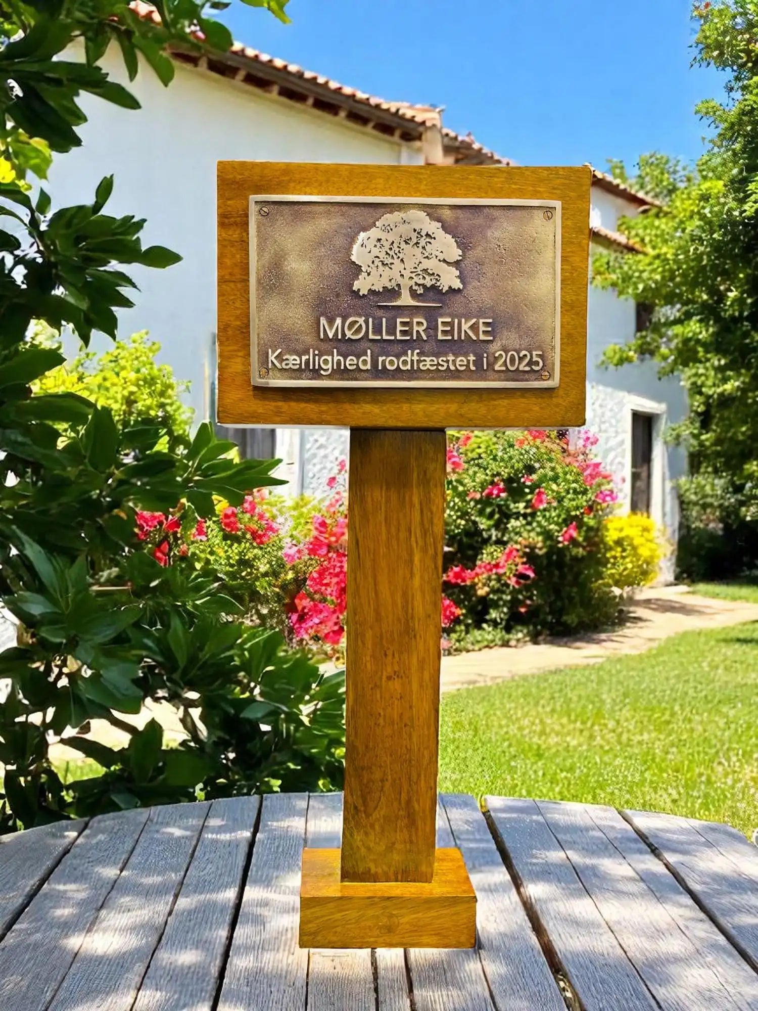 Custom handmade Bronze Plaque