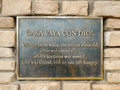Customized cast bronze plaques - Heavy duty Historical markers