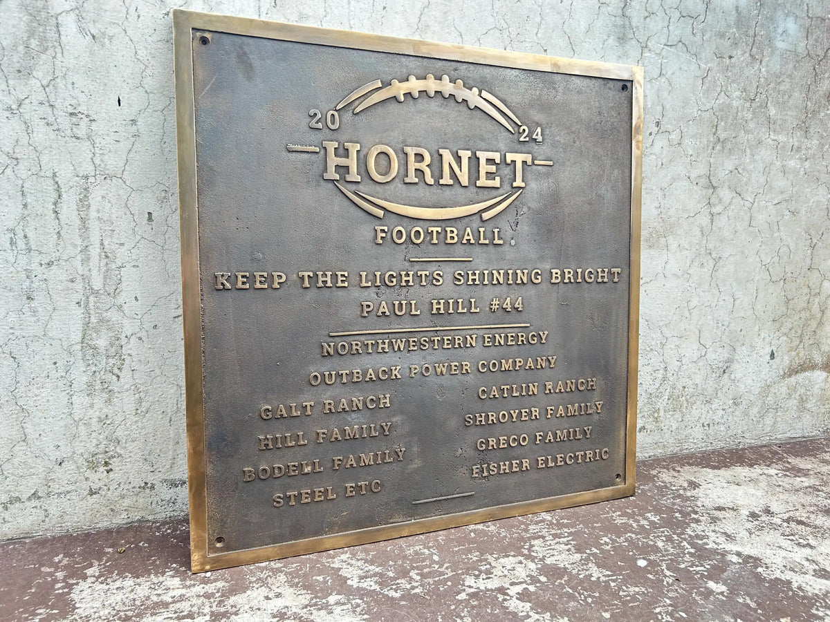 Customized cast bronze plaques - Heavy duty Historical markers