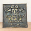 Personalized Cast Bronze Plaques - Add your Custom Text, Logo and design