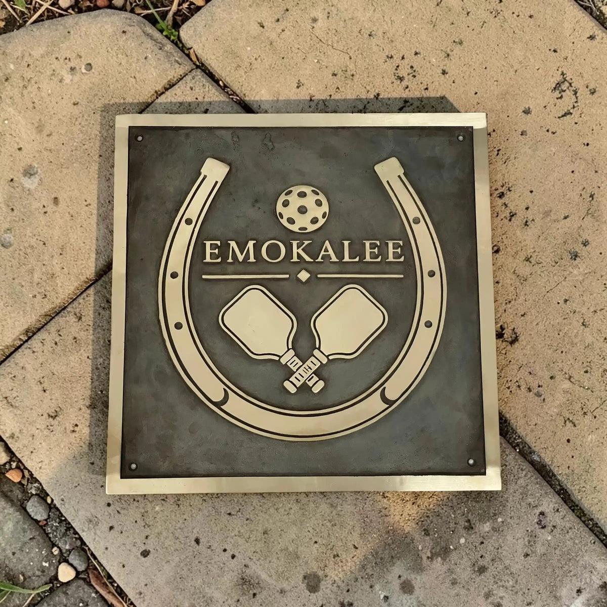 Personalized Cast Bronze Plaques - Add your Custom Text, Logo and design