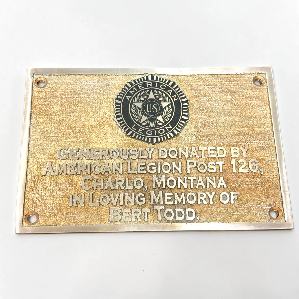 Custom Brass Plaques - Add Custom Text, Names, Logo, Address, Dates & Messages
