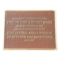 Custom Bronze Memorial Plaques | Lasting Tributes