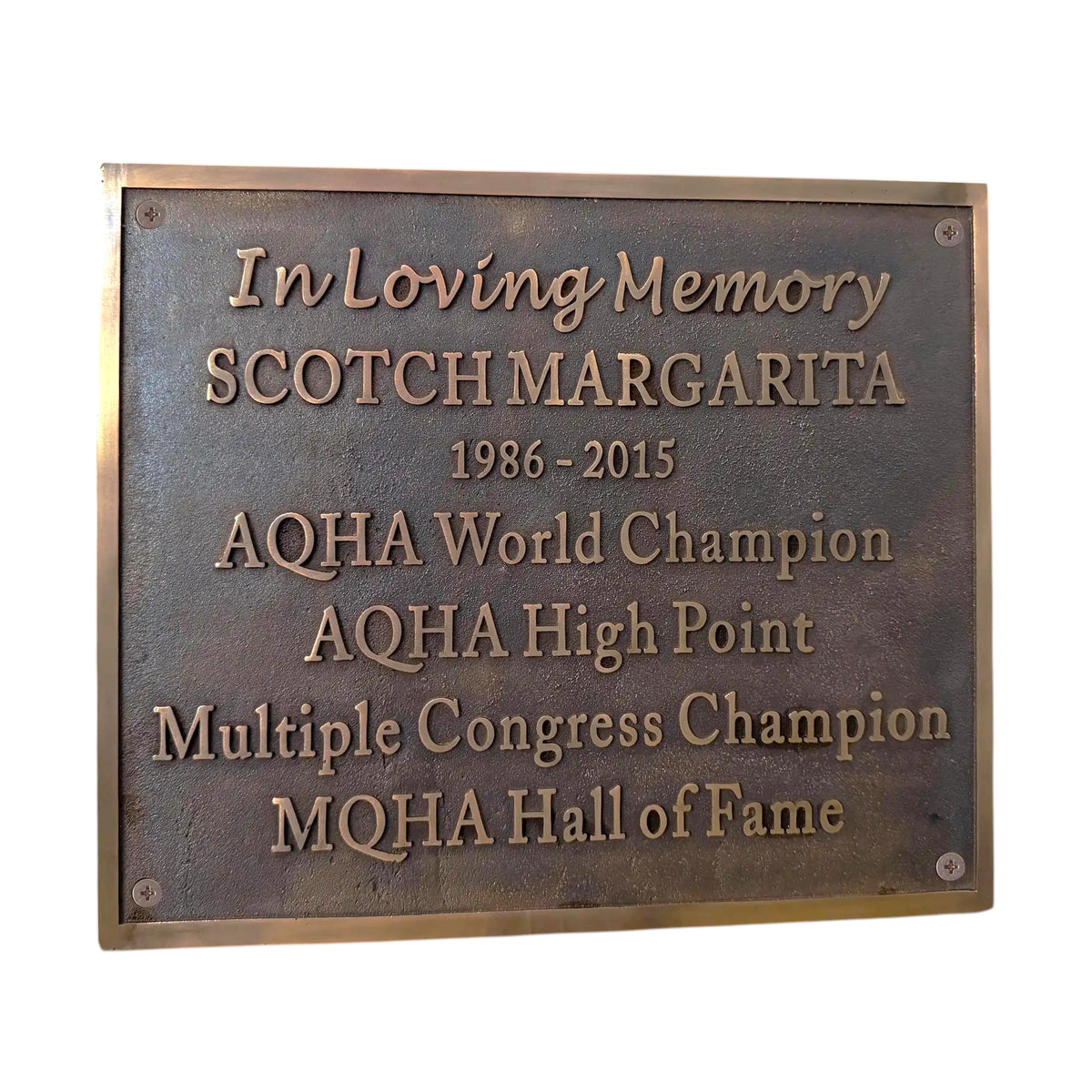 Outdoor Bronze Memorial Plaques – Personalized Memorial Signs