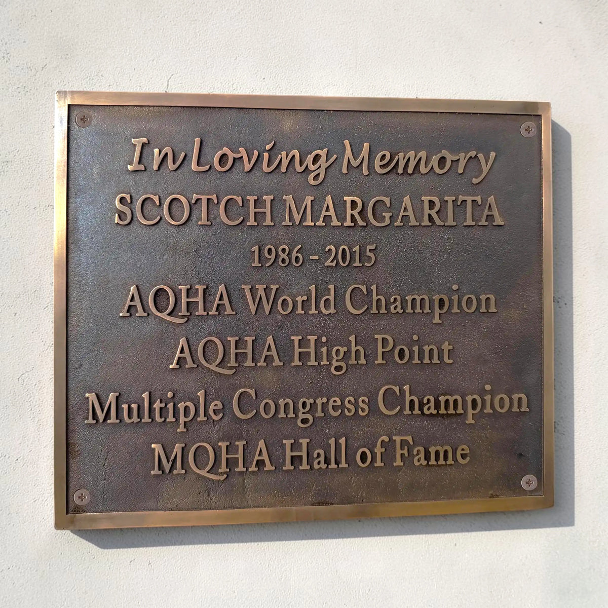 Outdoor Bronze Memorial Plaques – Personalized Memorial Signs