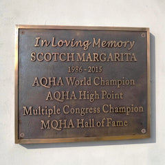 Outdoor Bronze Memorial Plaques – Personalized Memorial Signs