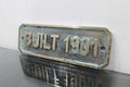 Personalized bronze establish signs - Green patina custom plaque