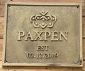 Personalized last name brass signs & plaques 