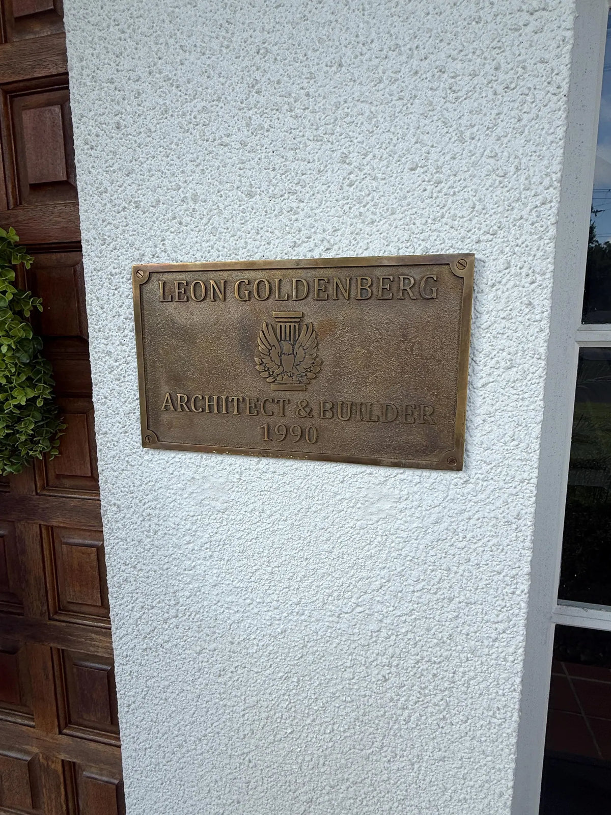 Architectural Brass Plaques for Buildings and Homes